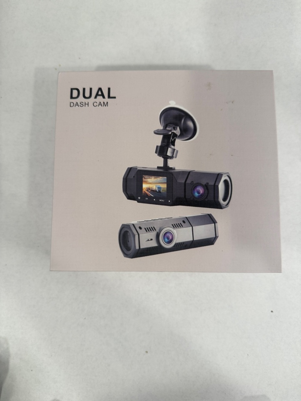 Dual Dash Cam - Black Dual Lens Car Video Recorder